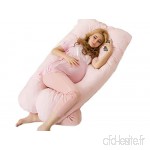 Coussin de grossesse idéal pour dormir - Oreiller de maternité et coussin d'allaitement en U. Soutient parfaitement le ventre et évite les douleurs de dos - B079KT637X
